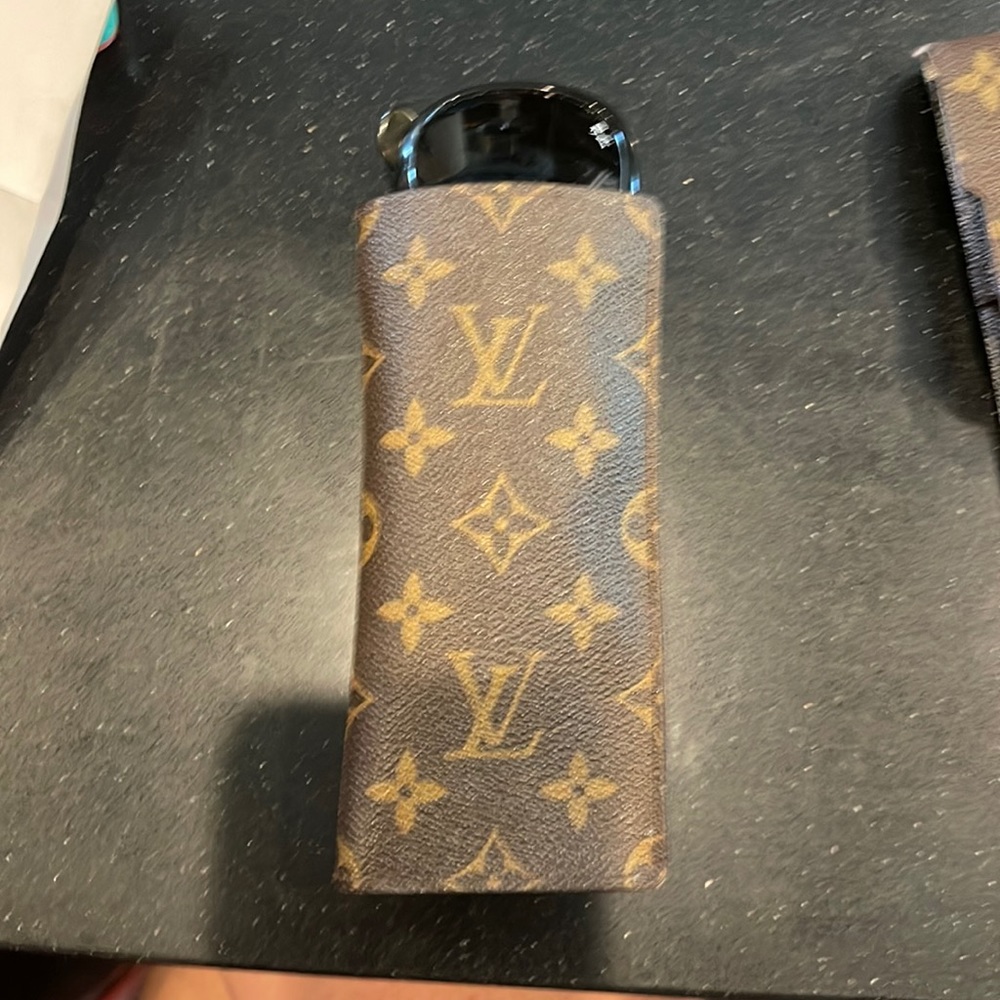 Louis Vuitton large sunglasses/glasses case. Date stamp SN1024